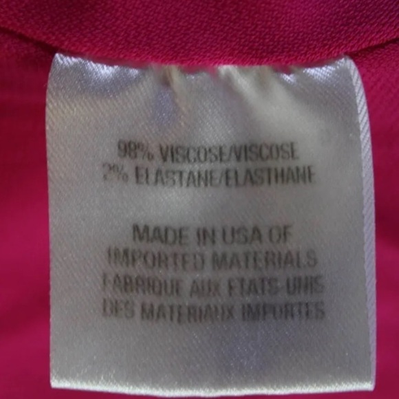 Cushnie One Shoulder Dress Size 2 Magenta Pink Twist Strap Cutout Sheath - Picture 4 of 8